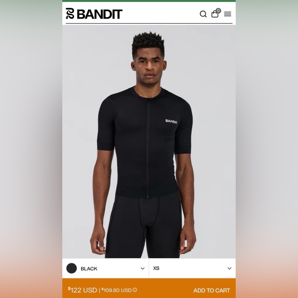 Bandit Men's Geomesh Race Top - Short Sleeve